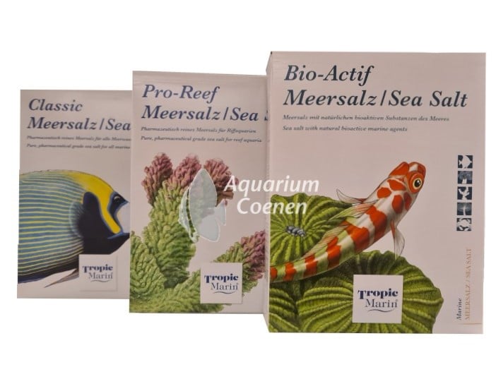 De zouten van Tropic Marin 4 kg