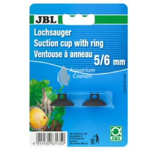 Een JBL Zuignap Met Gat 5/6 mm.
