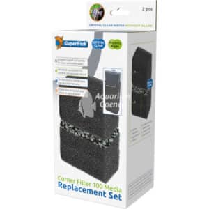 Een Superfish Corner Filter 100 Media Vervang Set.