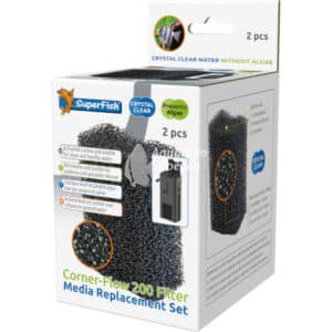 Een Superfish Corner Filter 200 Media Vervang Set.