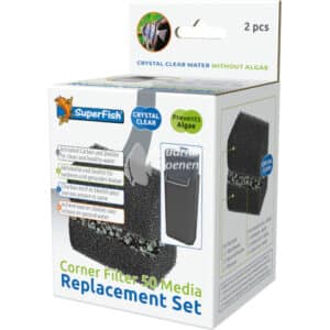 Een Superfish Corner Filter 50 Media Vervang Set.