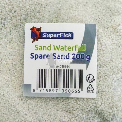 Een Superfish Deco Waterval Zand 200 g.